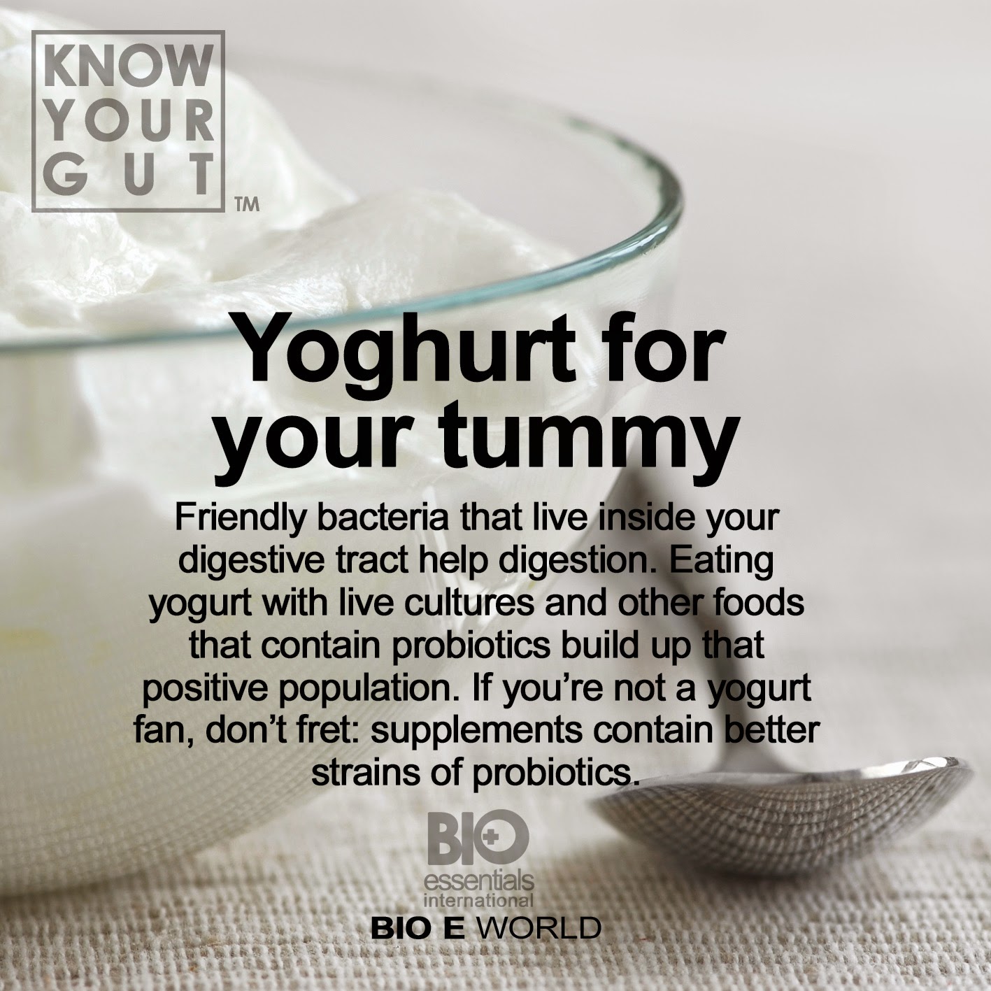 Yoghurt for your Tummy