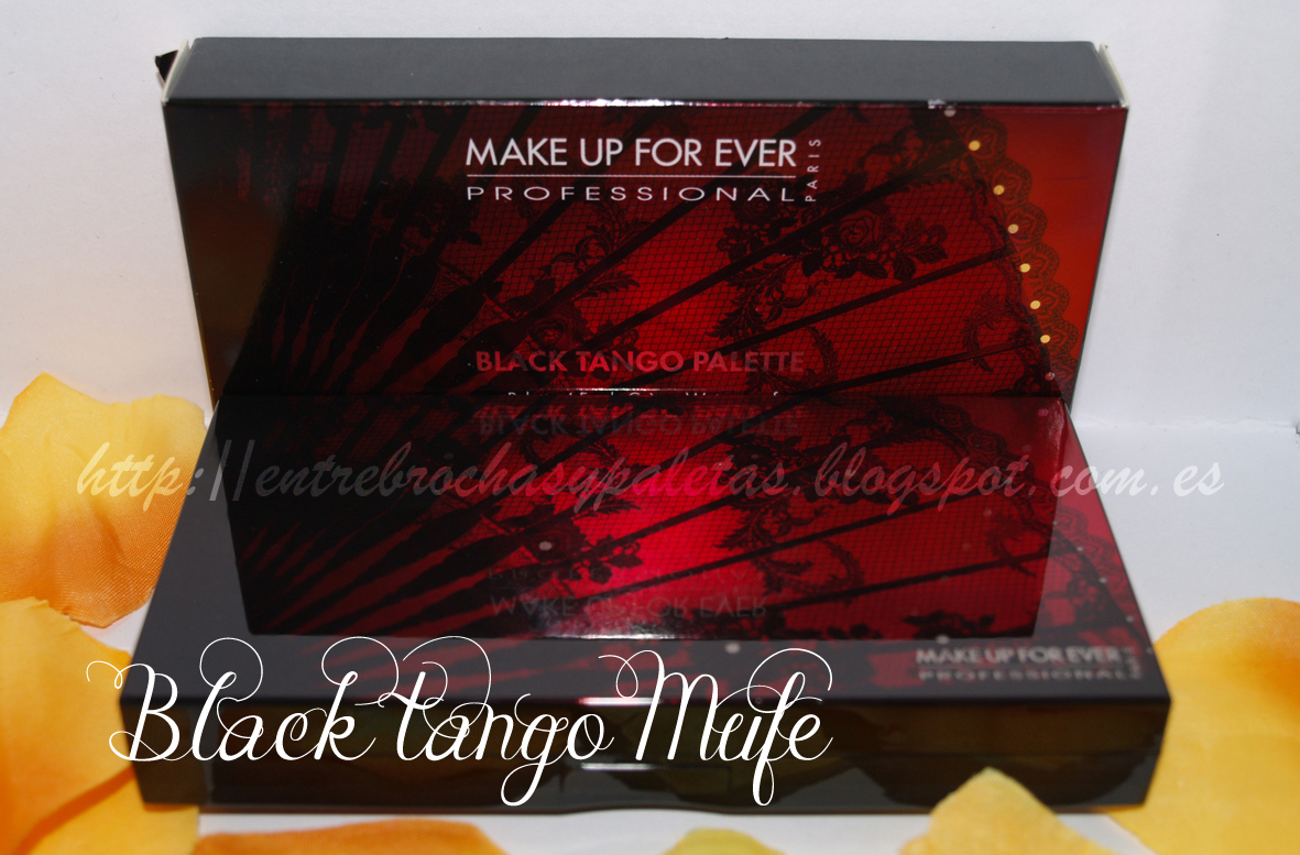 Black tango de Make up forever y vídeo de compras Entre brochas y