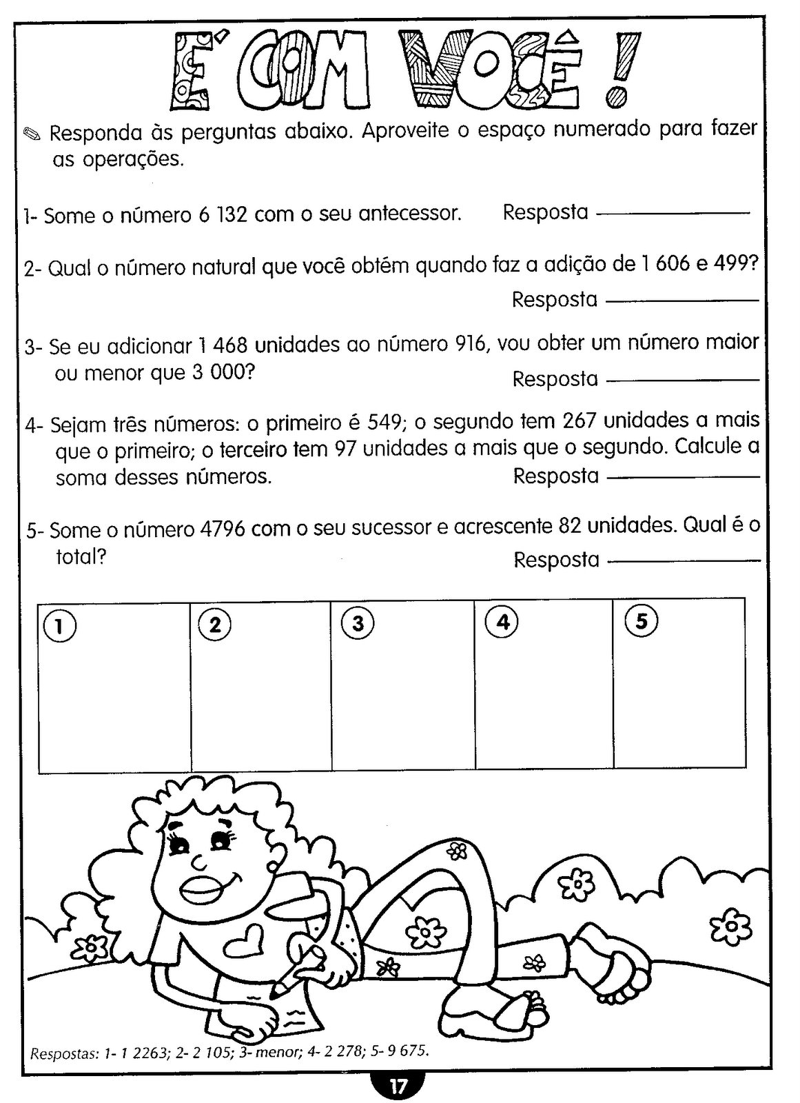 4° ANO ATIVIDADES MATEMÁTICA DIVERTIDA 09 ANOS XII | NOME DO SEU SITE