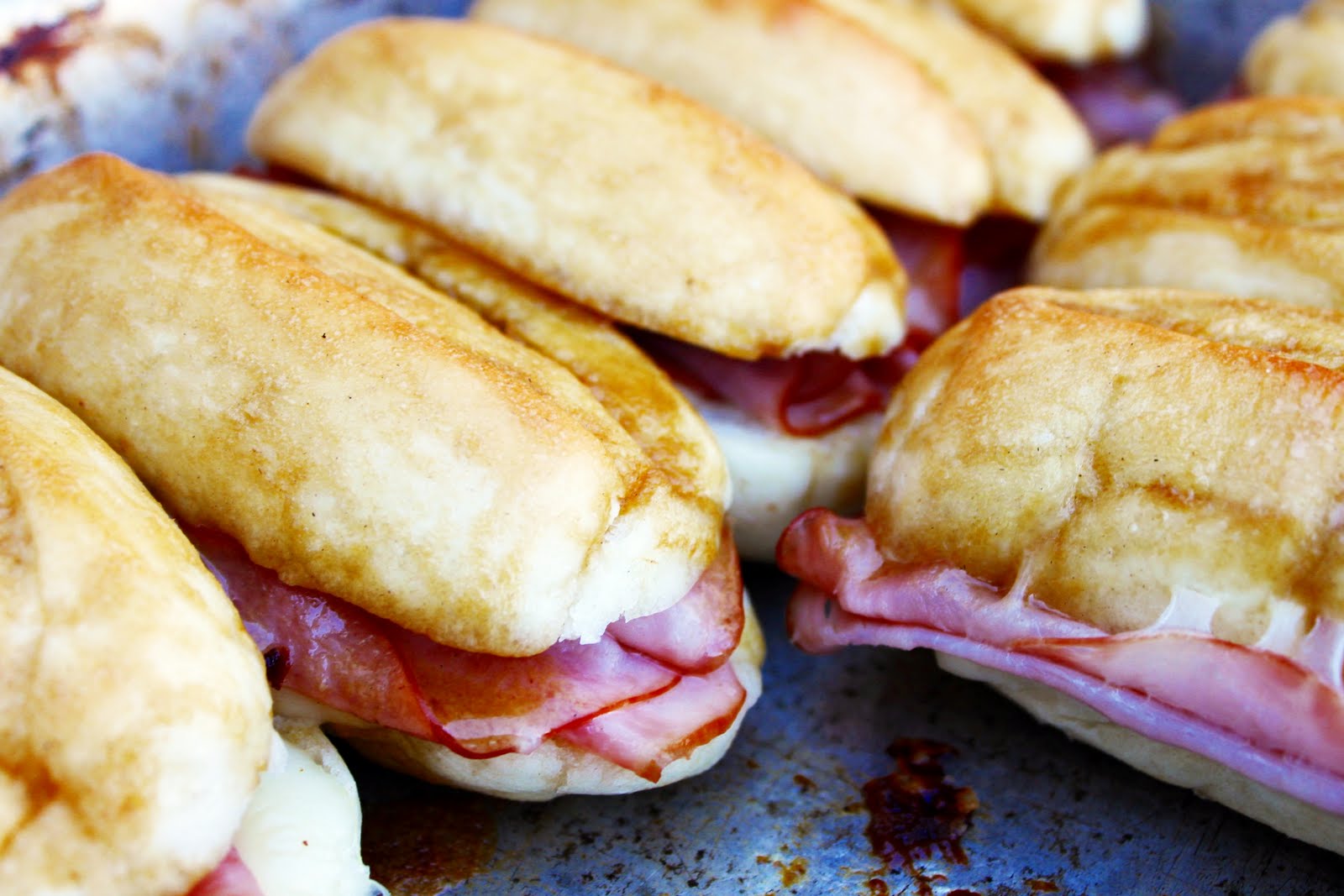 Cooking with Anne Baked Ham and Cheese Sandwiches
