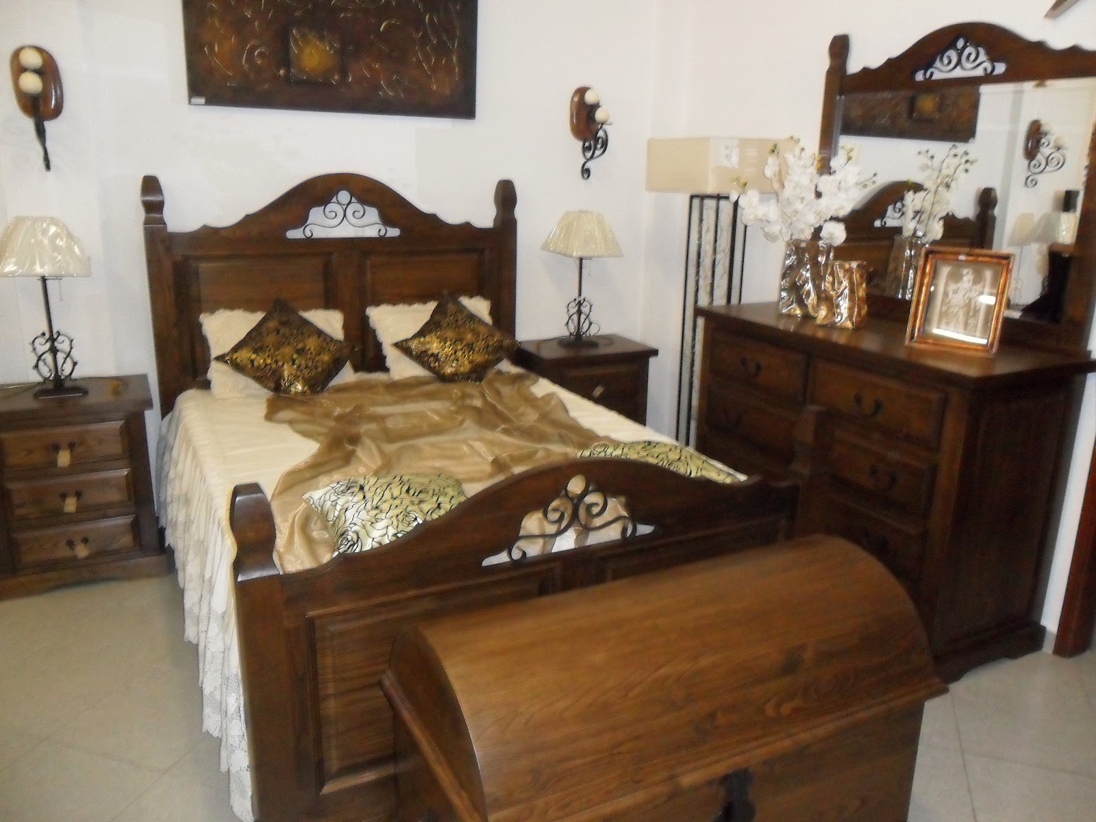 Móveis Arte& Decoraç u00e3o quarto rustico Quarto Rustico ~ Móveis Arte& Decoraç u00e3o quarto rustico