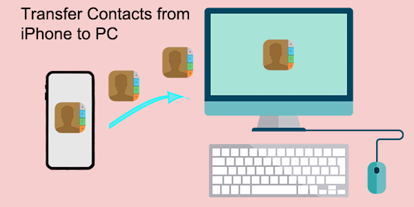 transfer contacts from iPhone to pc
