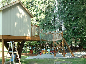 Tree House: Backyard Tree House Project