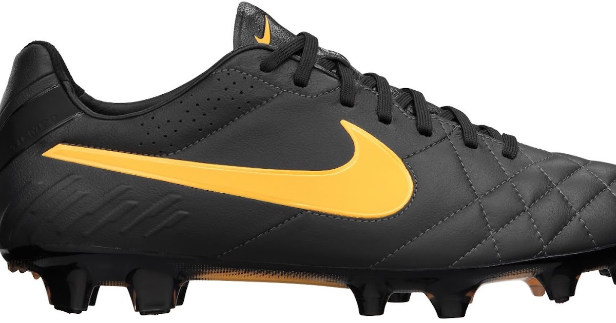nike tiempo black and yellow