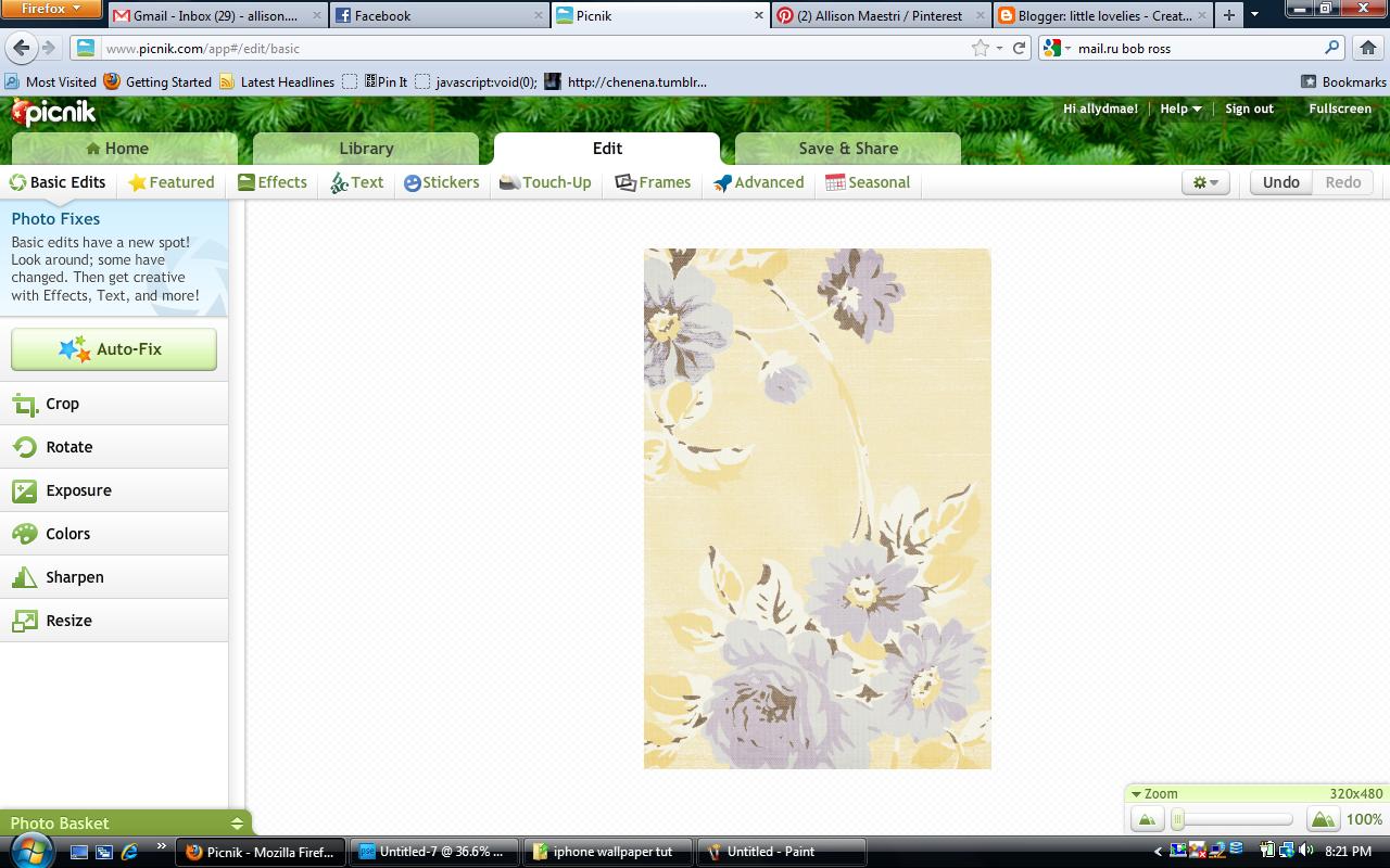 little lovelies tutorial make your own iphone wallpaper