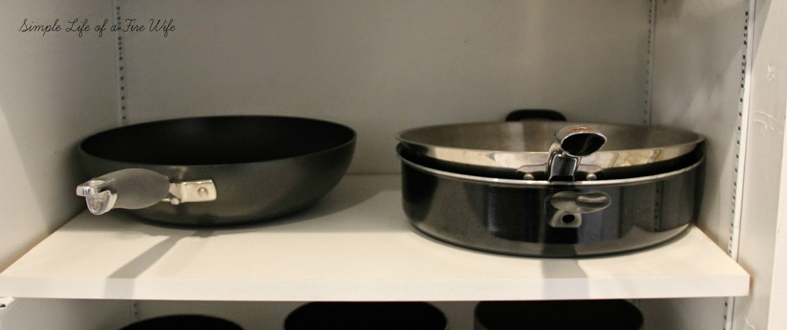Life on Oak Hill Organizing Cookware