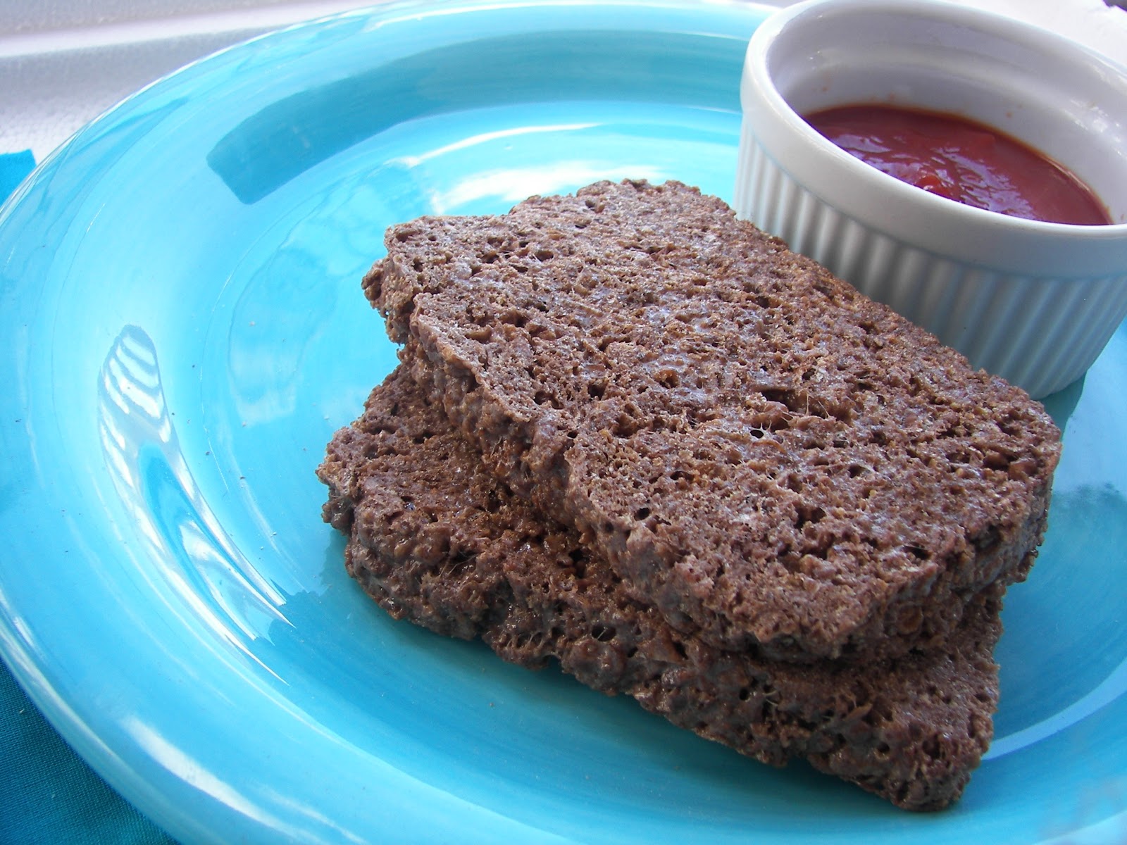 Red Couch Recipes Mock Meat Loaf for April Fool's Day