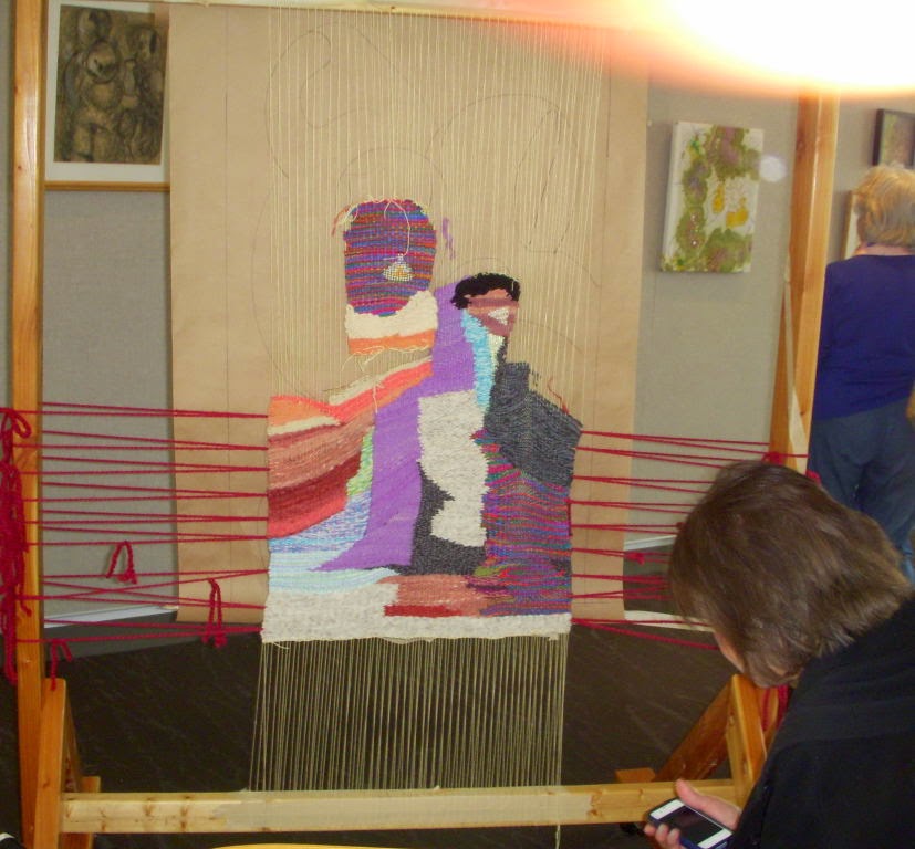 Art, the Beautiful Metaphor Weaving in the gallery