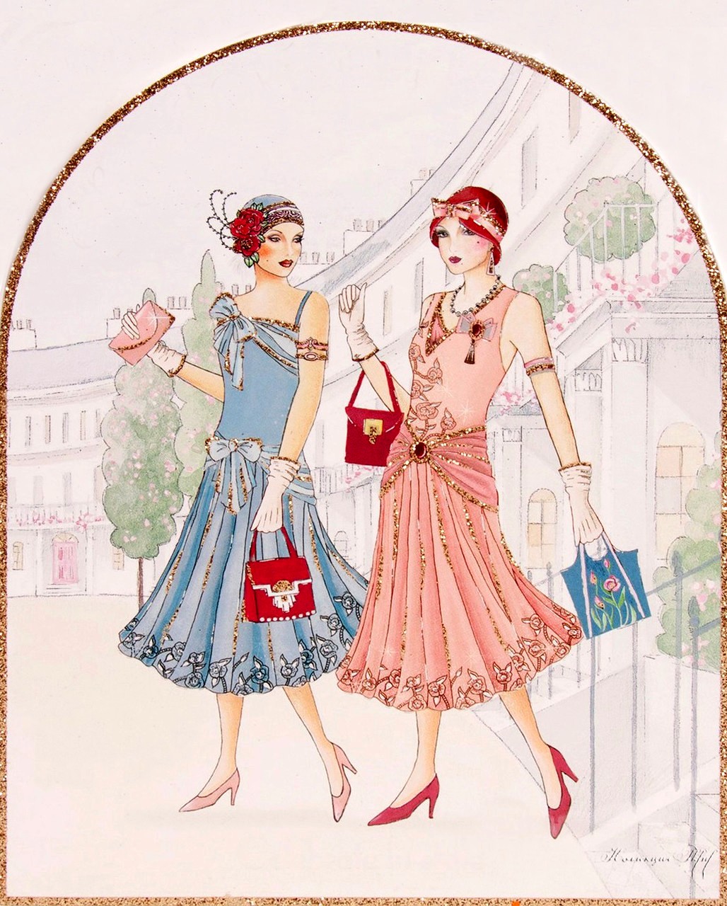 AMARNA ARTESANATO E IMAGENS IMAGENS PARA DECOUPAGE ART DECO LADIES