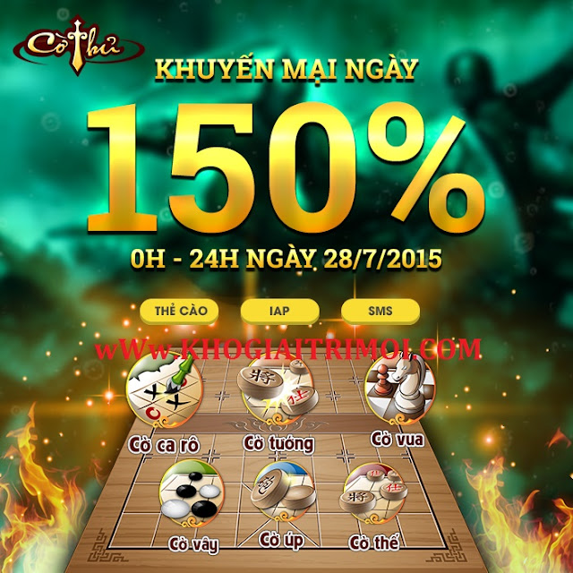 Khuyến mãi giờ vàng game Cờ Thủ Khuyến mãi giờ vàng game Cờ Thủ