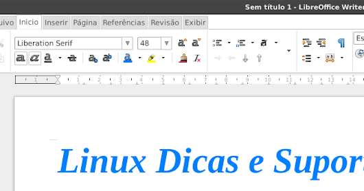 Libreoffice 5.3 com interface nova