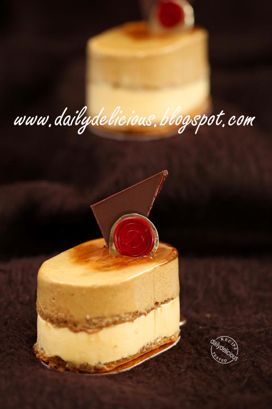 dailydelicious Brésilienne Coffee and Caramel Entremets from Hidemi