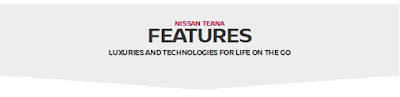 ALL NEW TEANA FEATURES