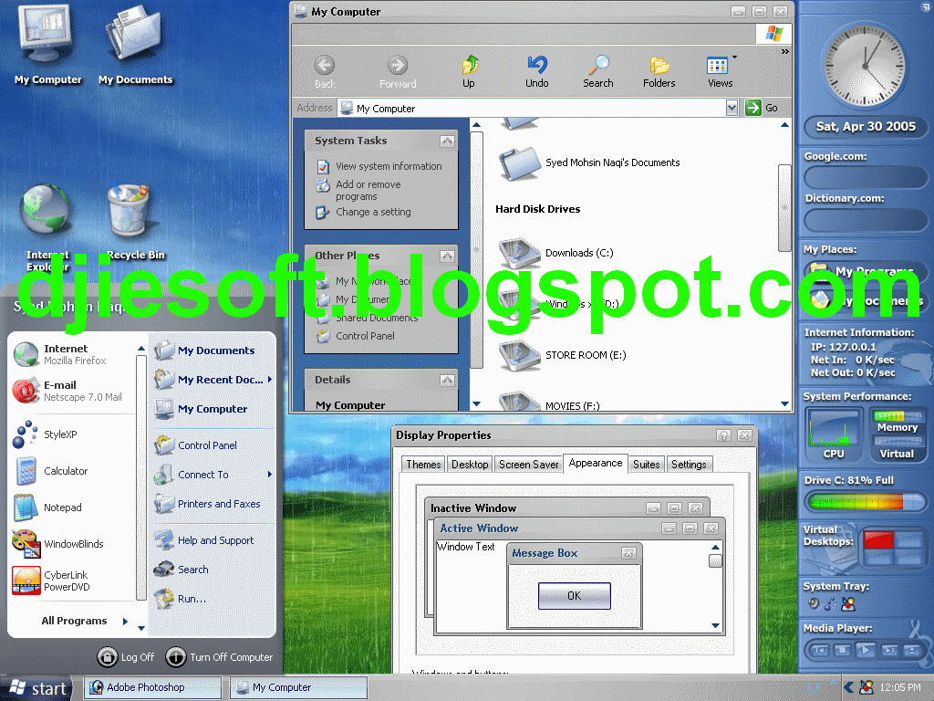 Windows Vista Visual Styles Autocad