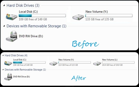 partition of hard disk