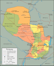 Map of Paraguay