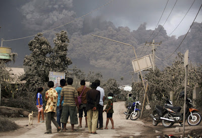 Letusan Gunung Sinabung Sumatra Utara