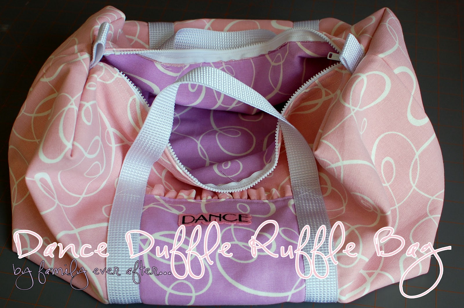 Dance Duffle Ruffle Bag Tutorial