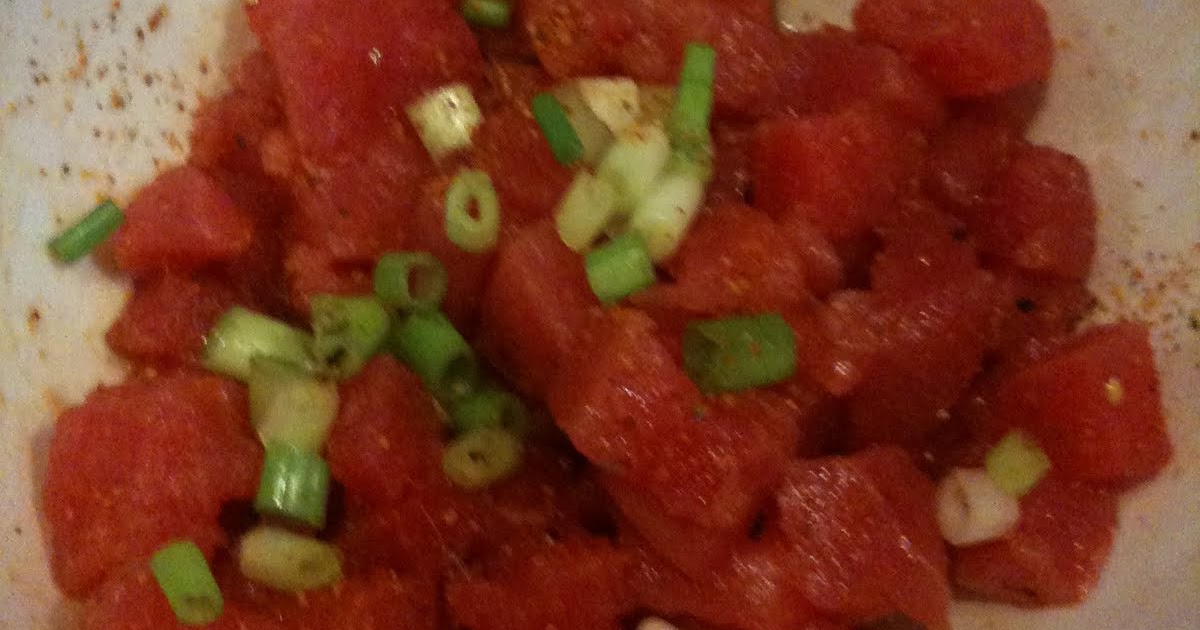 No Room For Dessert Bonus Recipe! Tuna Kobachi