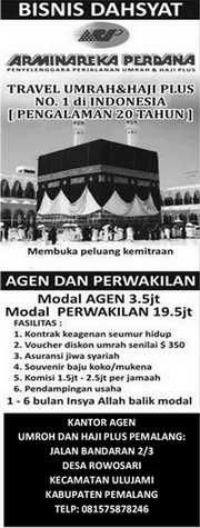 JADILAH AGEN UMROH DAN HAJI PLUS PEMALANG