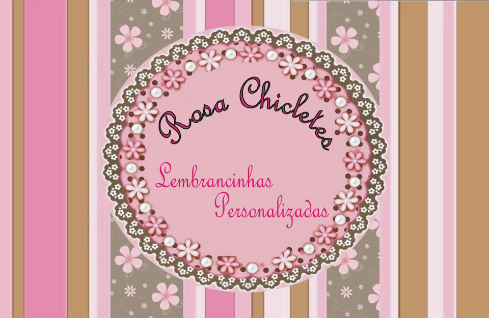 Rosa Chicletes Lembrancinhas Personalizadas