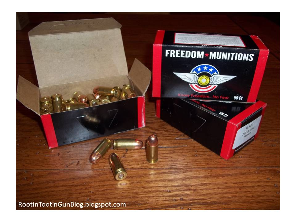 Rootin' Tootin' Gun Blog Product Review Freedom Munitions 230gr FMJ