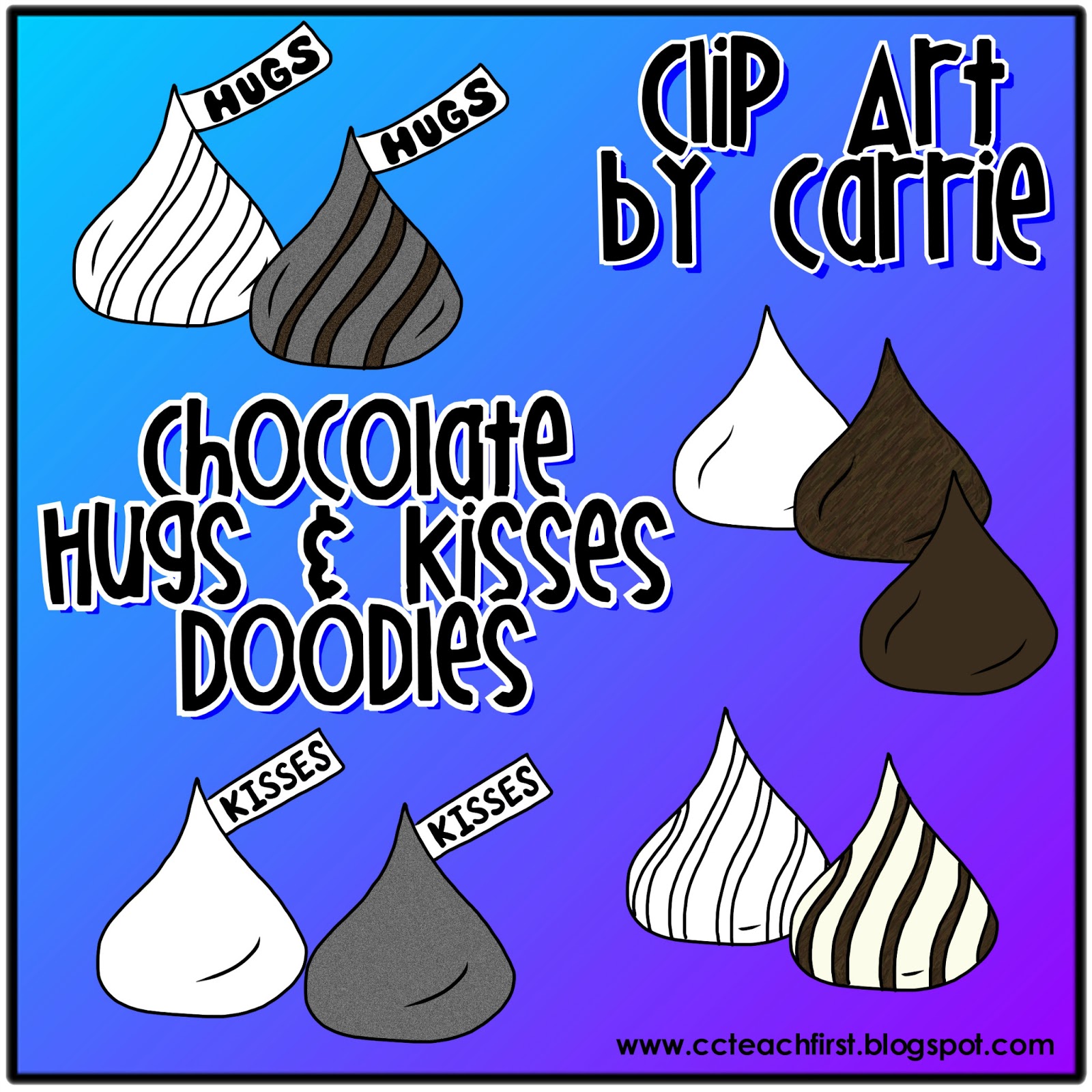 Chocolate Kisses Clipart Images