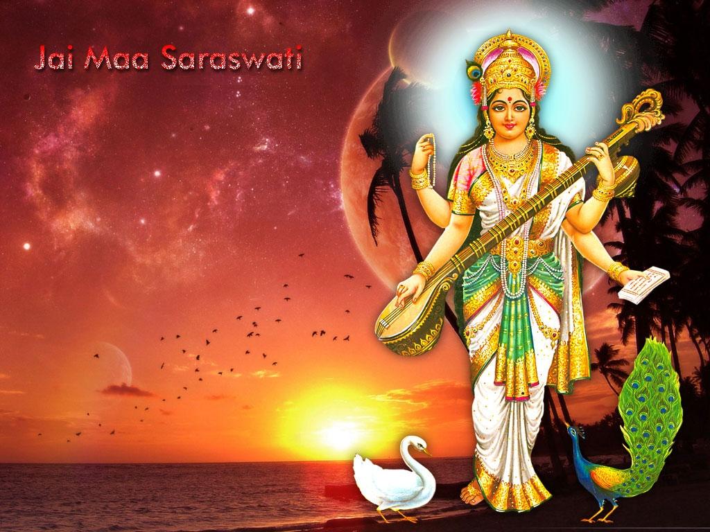 Maa Saraswati HD Wallpapers | Hindu God HD Wallpapers