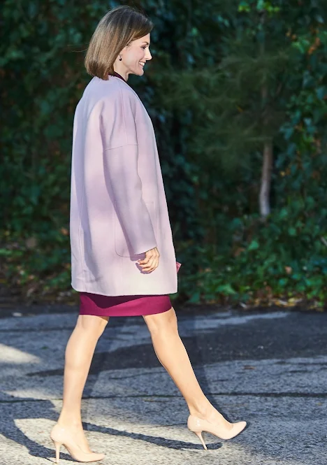 Queen Letizia of Spain attends a Meeting with the Foundation for Help Against Drug Addiction (FAD) at FAD Headquarters 