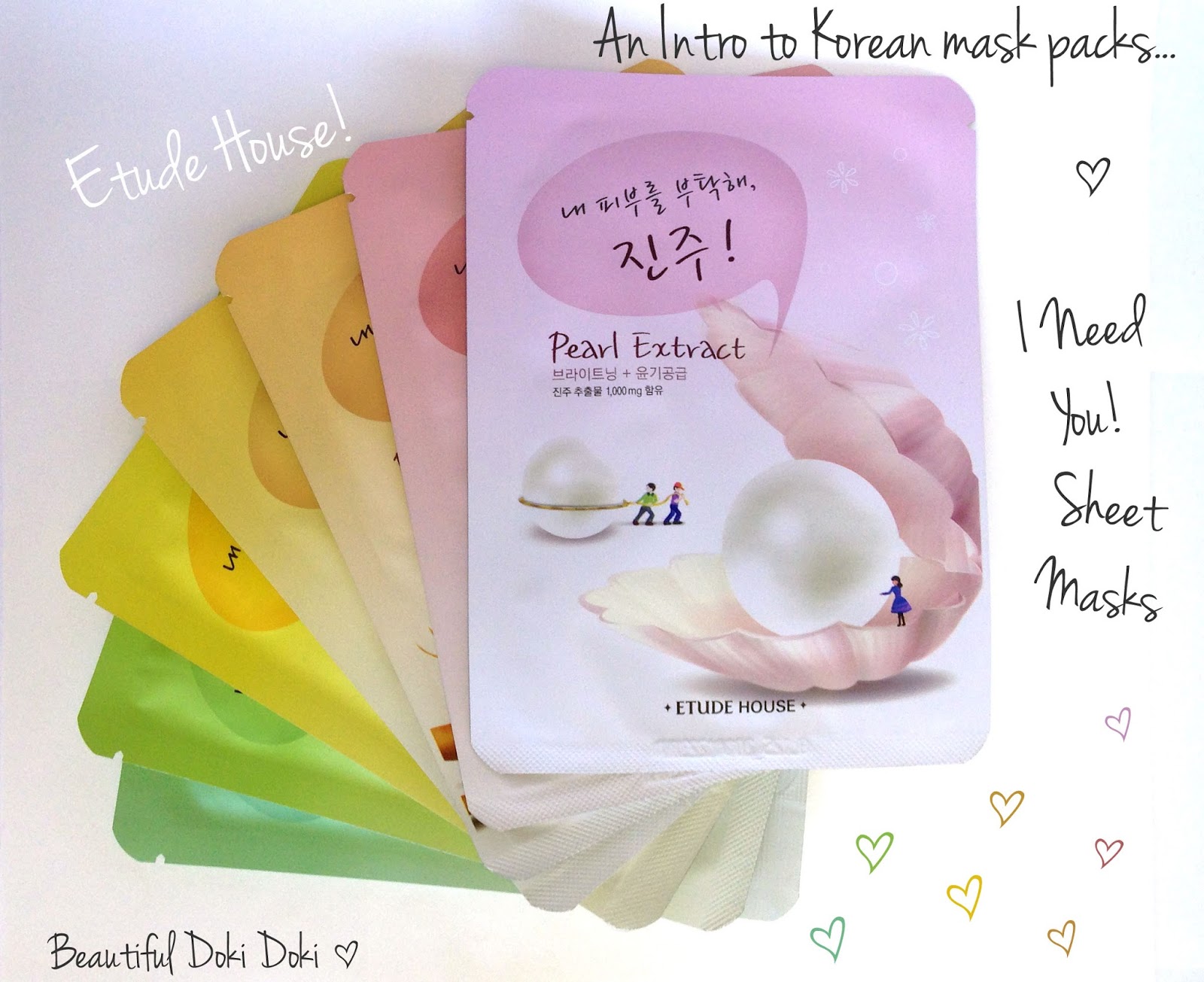Etude House » I Need You! Sheet Masks An Intro to Korean Mask Packs