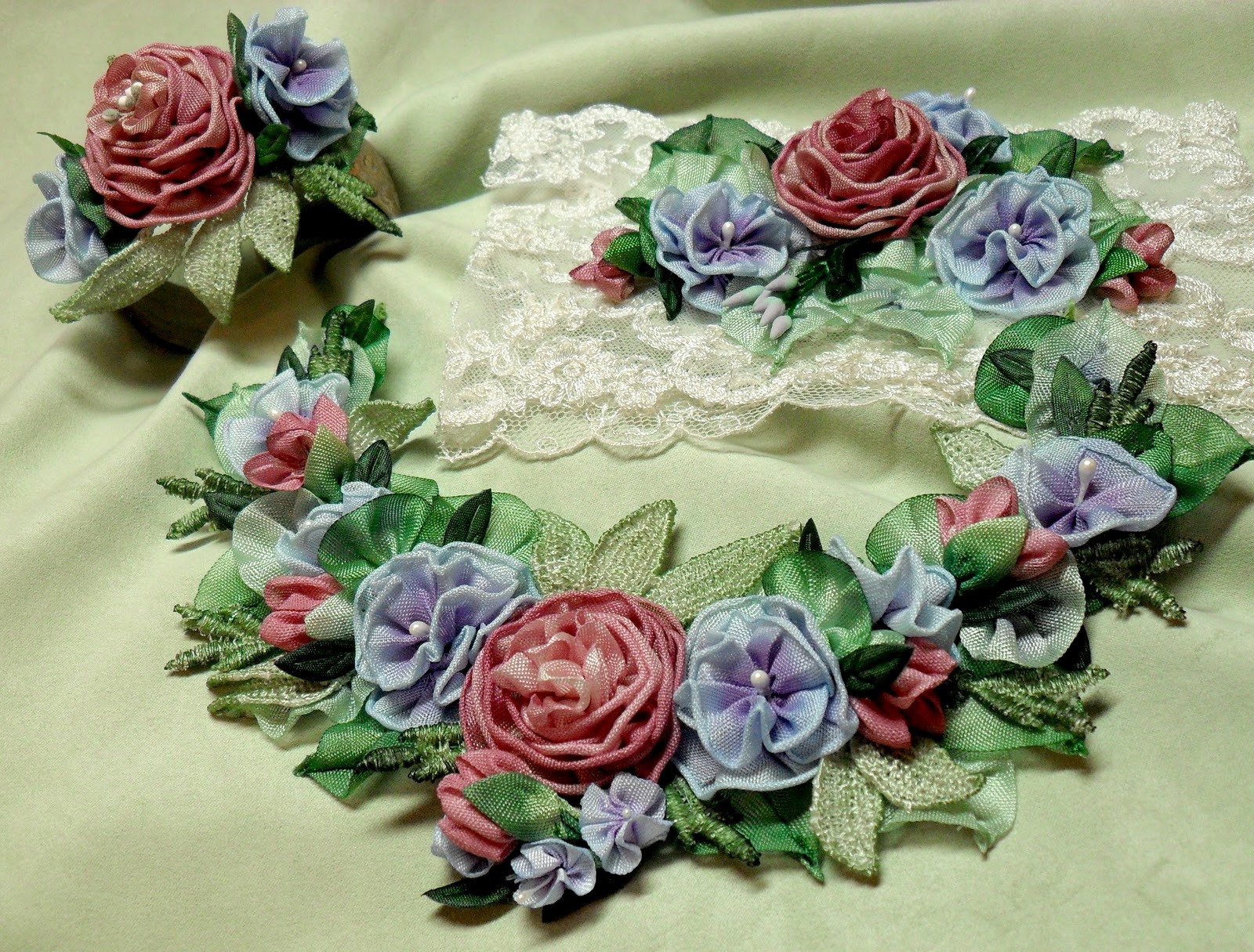 Lambs and Ivy Designs Latest French Ribbon Work