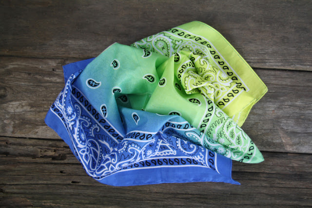 Please Note: DIY: Bandana Flower