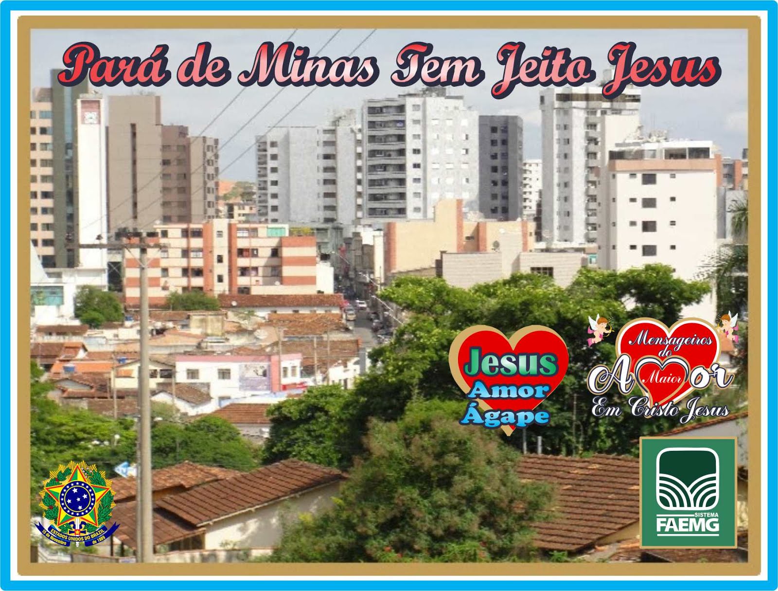 Pará de Minas Tem Jeito Cristo Jesus Nos 159 Anos de Emancipação DO mUNICÍPIO