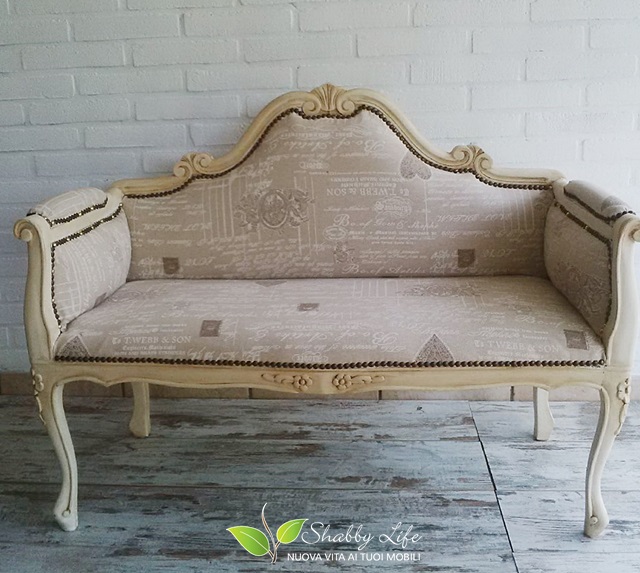 divanetto restyling di divanetto in stile shabby