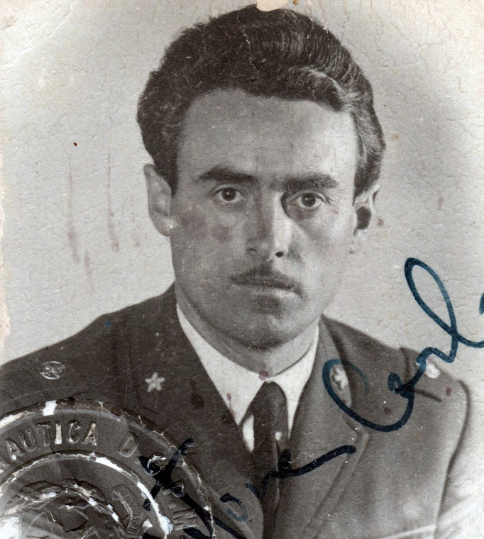 Carlo Narratone in divisa nel 1950