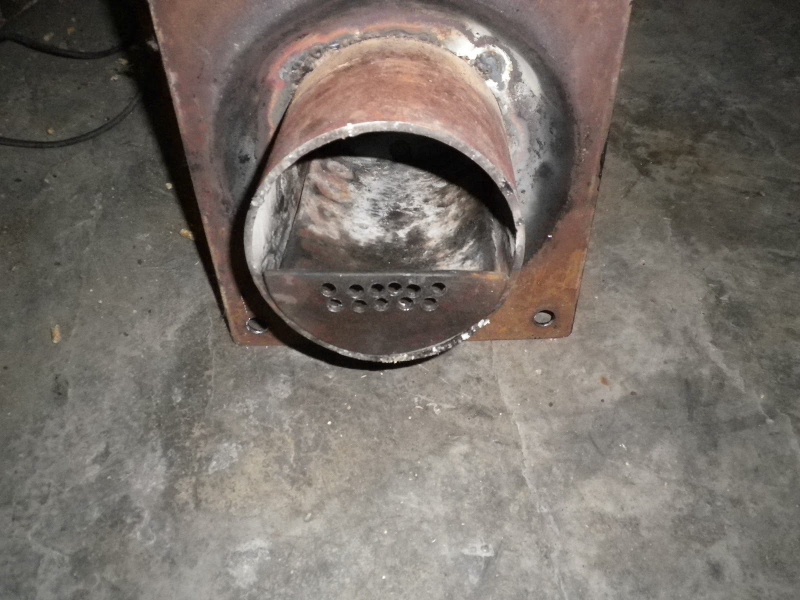 Quemador de pellets casero biomasa