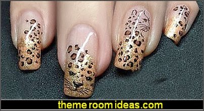 Decorating Theme Bedrooms - Maries Manor: Themed Animal Print Nail Leopard animal print Nail Art Water Slide Sticker, animal print Decals - Decorating Theme Bedrooms - Maries Manor: Themed Animal Print Nail