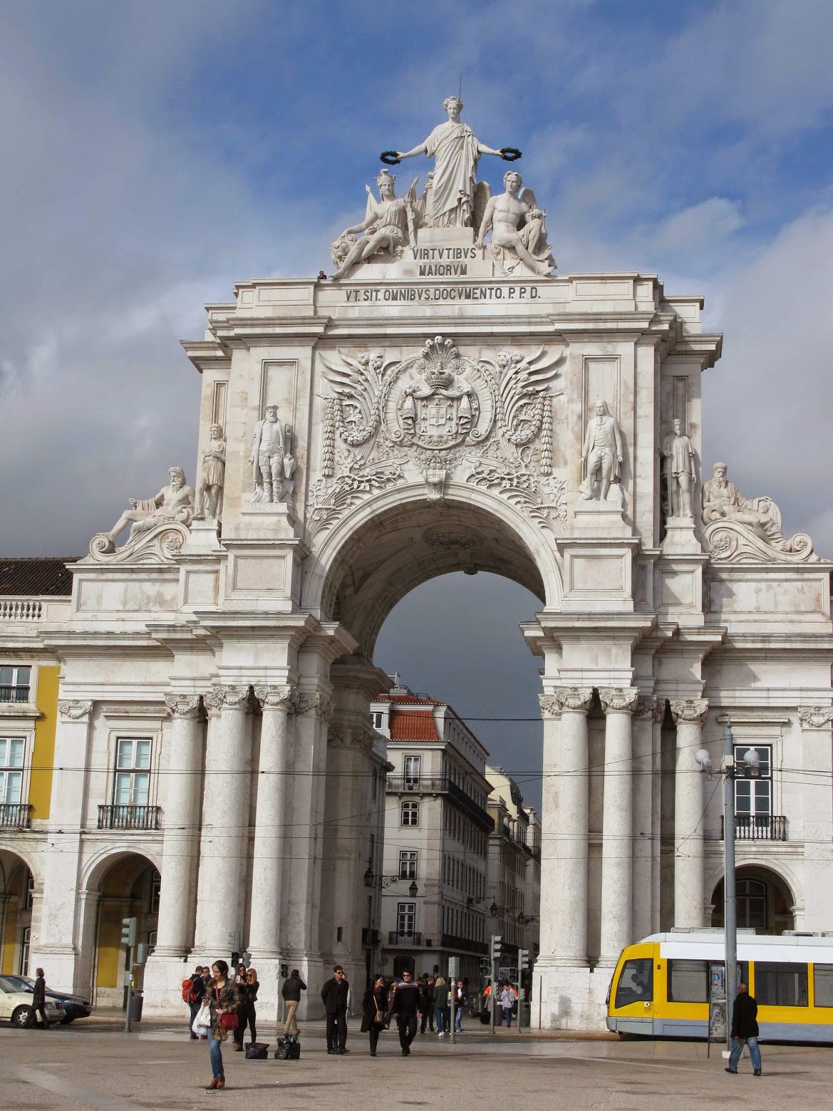 arco di trionfo che da Praca do Comercio porta in Rua Augusta - visitabile