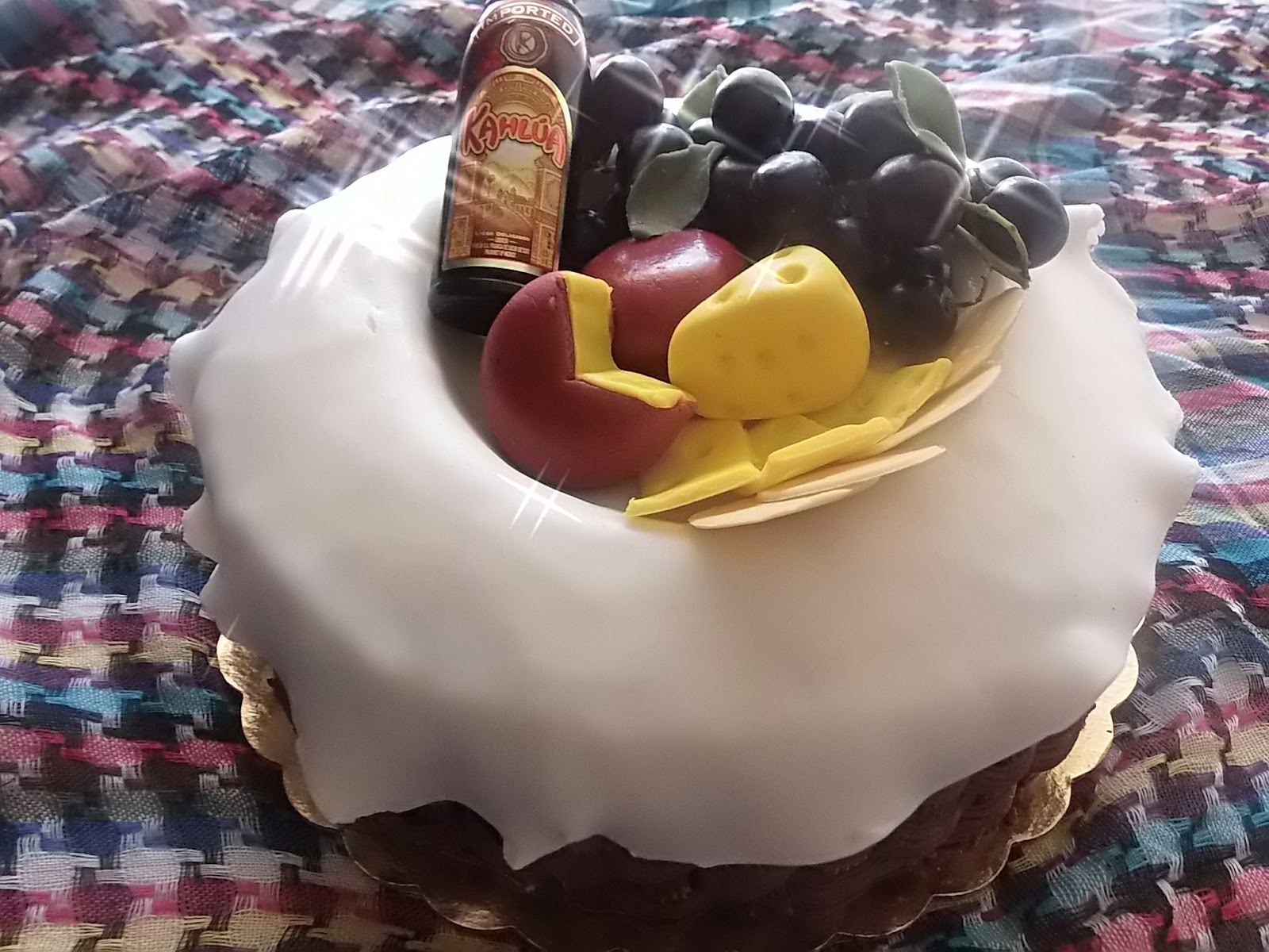 Ombre Blue Hydrangea Wedding Cake Sherbakes