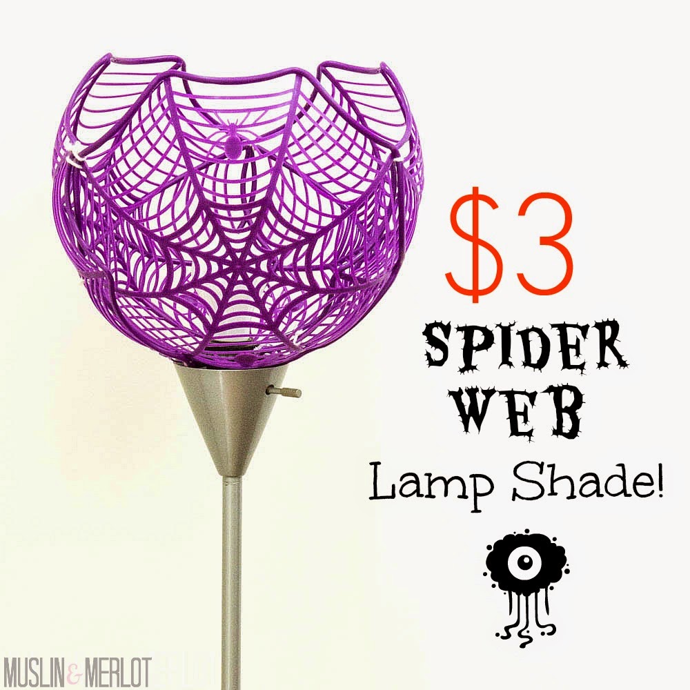 Spider Web Lamp Shade Or Super Sized Bowl Muslin And Merlot
