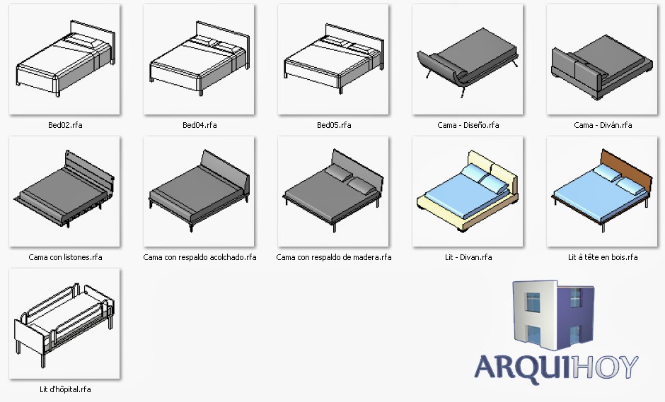 cama family familias de camas para revit arquihoy cama family familias de camas para revit arquihoy