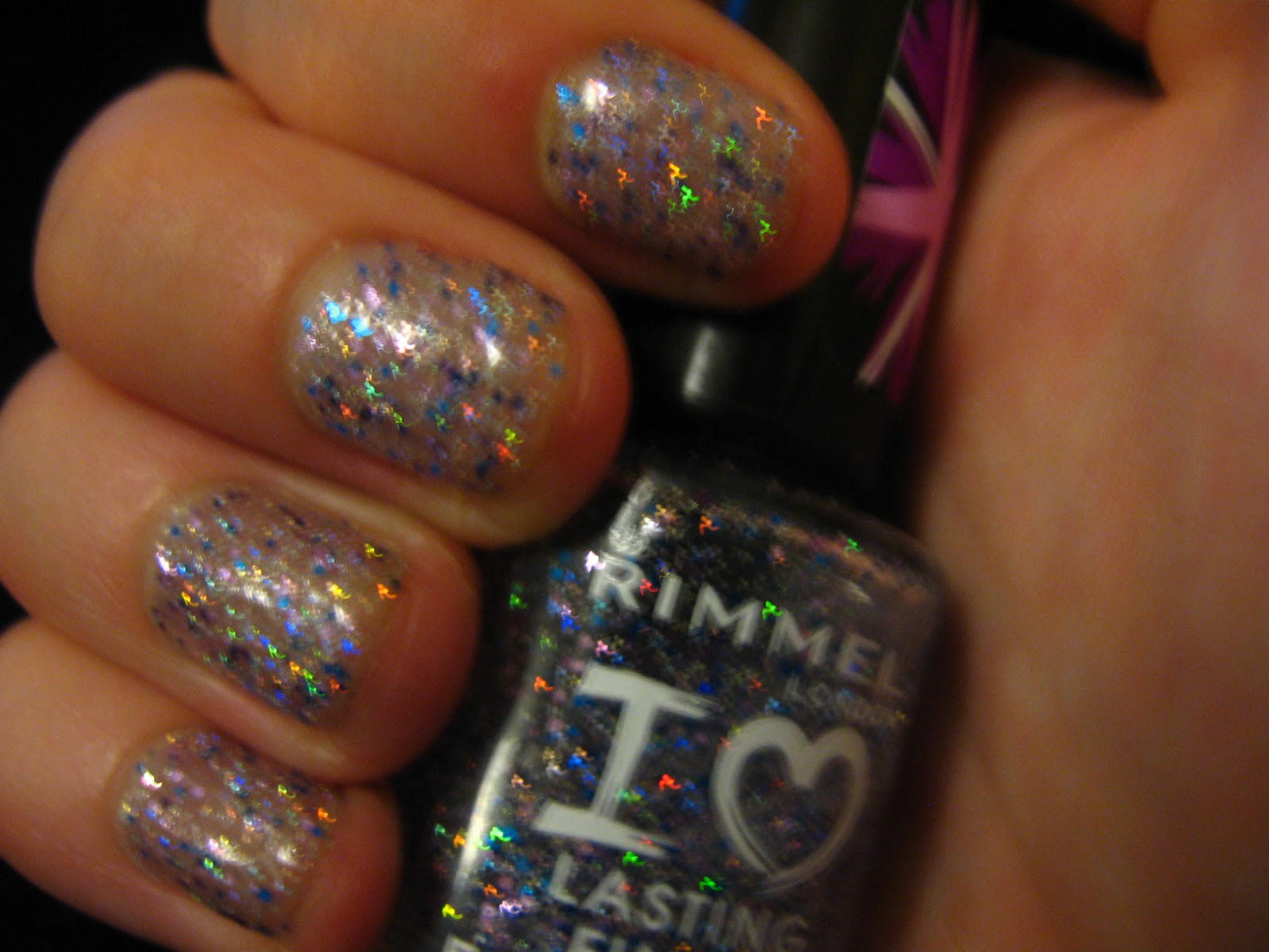 PlumesdePaon Rimmel London Disco Ball Nail Polish Review