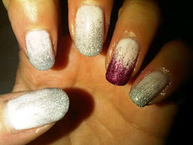 glitter shellac cnd nail fade nails polish studio silver coat summer colour paste dish step create gosh ombre nice shelac