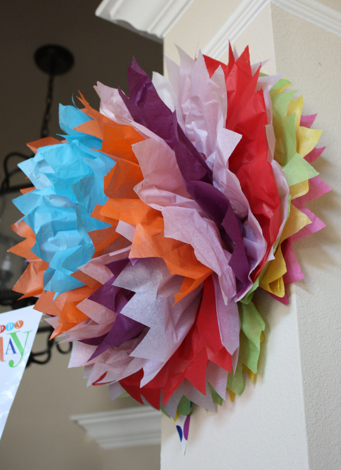 My Spare Time Craft Tissue Paper Pom Poms
