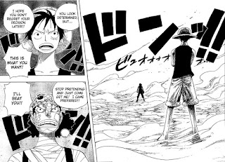 [One Piece] Compose ton équipage! Luffy+vs.+Usopp+manga