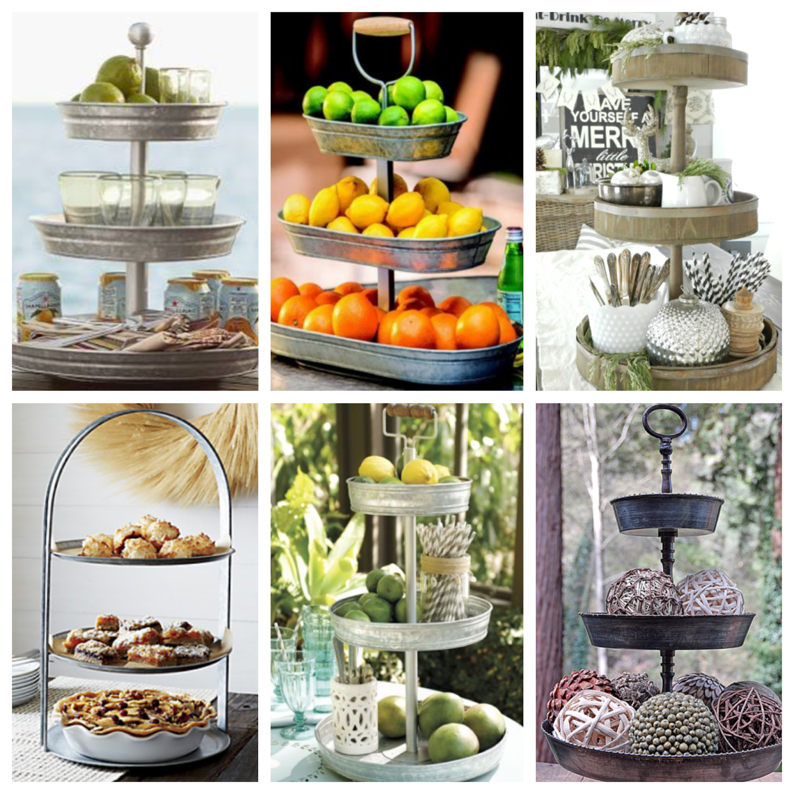 Six Stunning 3Tiered Trays