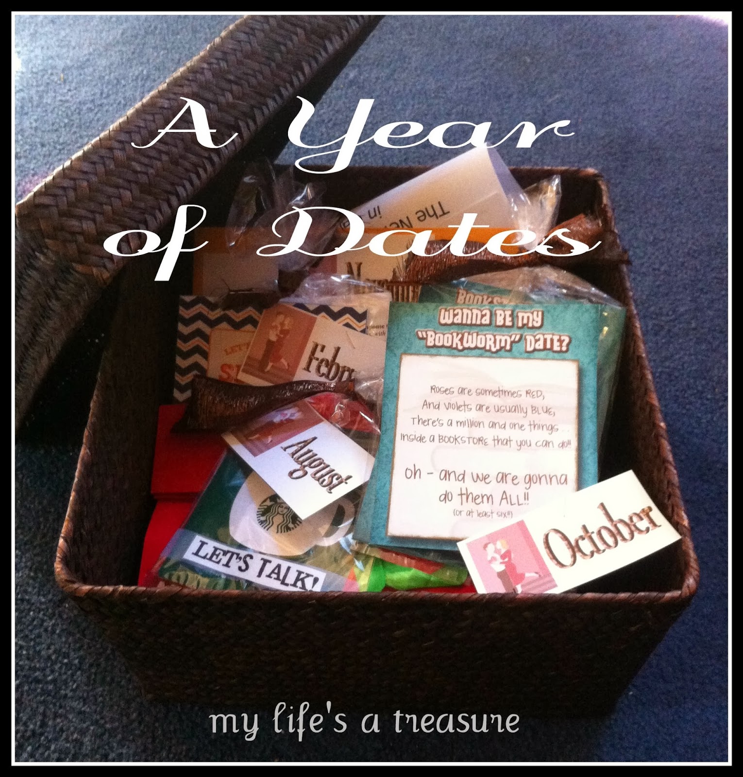 My Life's a Treasure A Year of Dates The Ultimate Date Night Gift