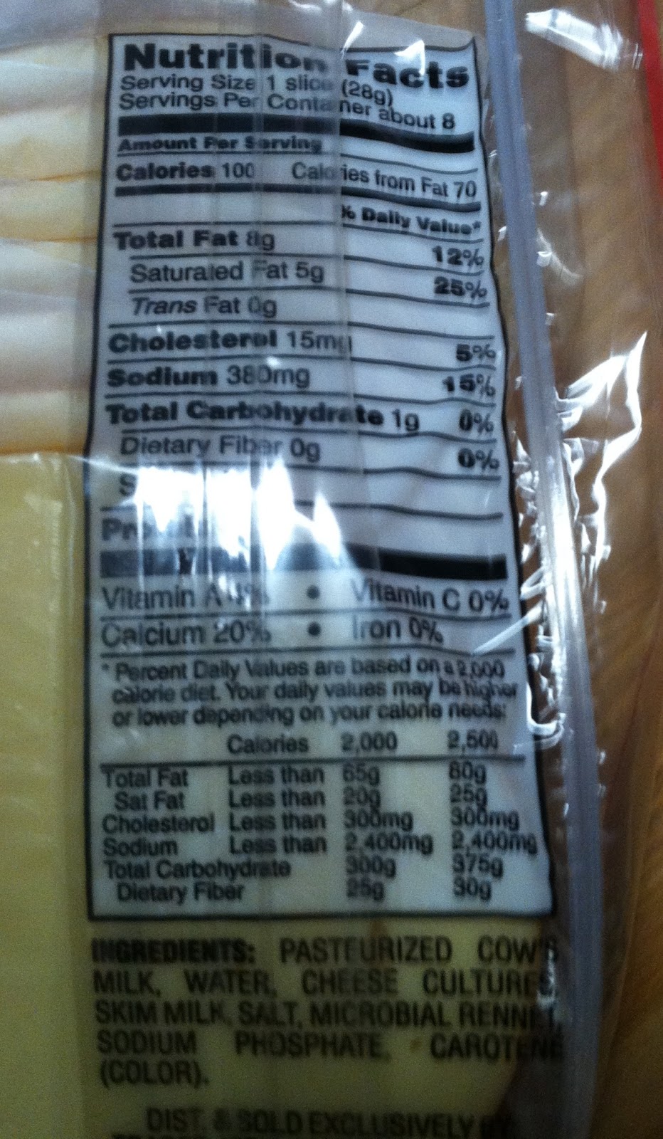 trader joe's cheddar cheese nutrition