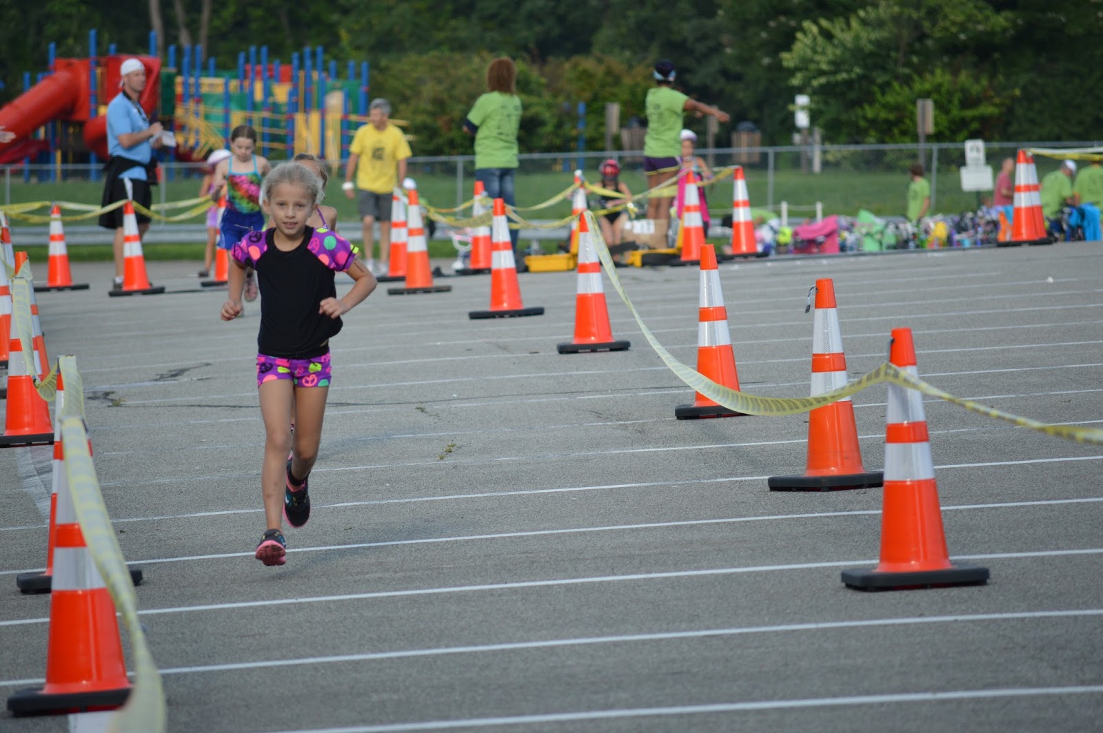 Mom Swim Bike Run North Park Kids Triathlon Race Recap