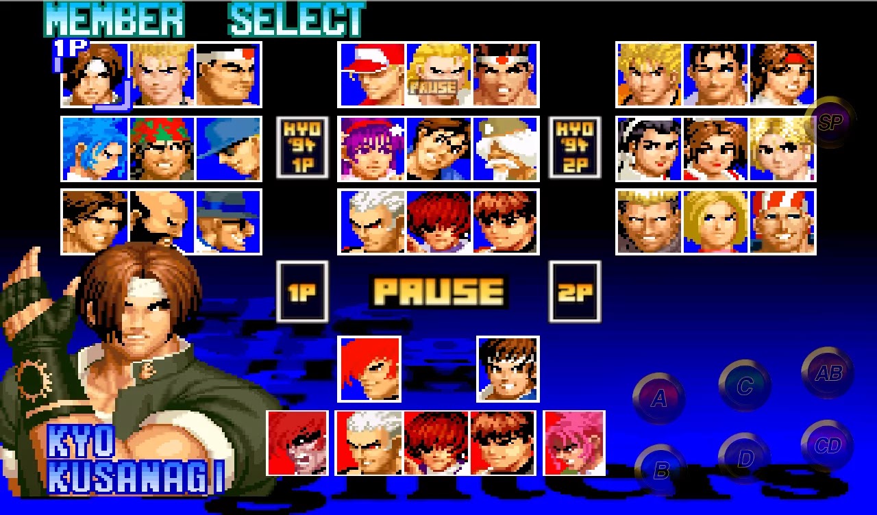 COMBO KOF 98: The king of fighters '94 - Personagem